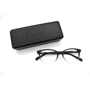 Liingo Sandy 48-16-135mm Onyx Eyeglasses FRAMES ONLY - VERY GOOD CONDITION